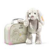 Hoppie Hase im Koffer von Steiff_26cm hellgrau