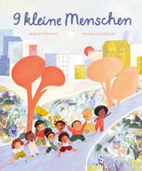 9 kleine Menschen von Regina Feldmann und Martina Stuhlberger_NordSüd Verlag_Buchcover