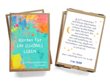 Affirmationskarten-Set von Frau Ottilie_30 Karten für ein schönes Kinderleben_Vorder- und Rückansicht