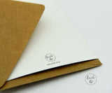 Annelis Art_Klappkarte zur Geburt_Willkommen_mit Umschlag