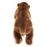Kuscheltier Großer Braunbär liegend von Teddy Hermann_45 cm_Plüschtier Qualitätsprodukt_Ansicht von hinten