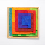 Grimm's 100 Stufenzählstäbe von oben fotografiert