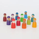Regenbogenfreunde von Grimm's_12 Holzfiguren