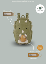 Little Who Rucksack Dinosaurier Oskar Namensschild Optionen