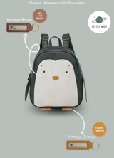 Little Who Rucksack Pinguin Alwin Namensschild Optionen