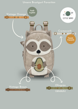 Little Who Rucksack Waschbaer Waldemar Brustgurt Optionen