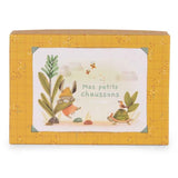 Babyschuhe Kaninchen Trois Lapins aus Baumwolle von Moulin Roty_Geschenkbox_2