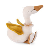 Rassel Schwan von Moulin Roty Seitenansicht