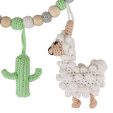 SindiBaba-Kinderwagenkette-Lama-Luke-Nahaufnahme