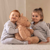 Teddybär Jimmy von Steiff_55cm_hellbraun_mit Kind06