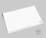 Postkarte zu Weihnachten von Annelis Art_eine schöne Adventszeit_Rückseite