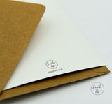 Umschlag von Rückseite von Klappkarte zu Weihnachten von Annelis Art