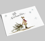 Postkarte von Annelis Art mit Spruch "Frohe Weihnachten"