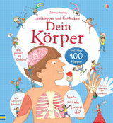 Aufklappen und Entdecken: Dein Körper von Louie Stowell_Usborne Verlag_Buchcover