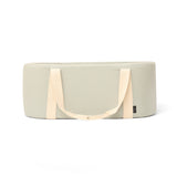 Seitenansicht von Charlie Crane Moseskorb in Organic Farrow