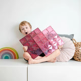 Magnetbausteine Pastel Pink & Berry Basisplatten 2 Teile von Connetix_02