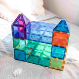 Magnetbausteine Rainbow Blue & Green Basisplatten 2 Teile von Connetix_04