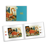 Djeco Mosaik Bastelset Metallische Dinosaurier_Anleitung