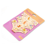 3 Stoffwindeln der POMEA-Kollektion von Djeco in Verpackung in Schrägansicht