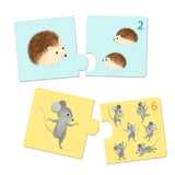 Puzzle Duo-Tierbabys von Djeco_Puzzleteile