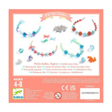 Schmuck basteln_Silberne Kugeln von Djeco_Rückseite