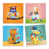 Stickerbild Tiere gestalten von Djeco_Mögliche Ergebnisse