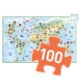 Wimmelpuzzle Tiere der Erde von Djeco_100 Teile
