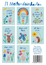 Hallo große weite wunderschöne Welt_Babymeilensteinkarten von Frau Ottilie_Rückseite