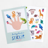 Lustige Kindersticker von Frau Ottilie_Wilde Tiere