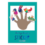 Lustige Kindersticker von Frau Ottilie_Winter & Weihnachten