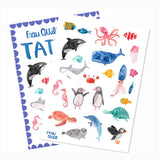 Lustige Kindertattoos | Wildes Meer