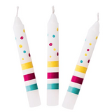 Handbemaltes Set "Susibelle" aus 3 Geburtstagskerzen von goki