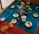 Dishes | 6 handbemalte Holzteller