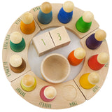 Grapat Jahreszeitenkalender auf Deutsch mit 12 Nins