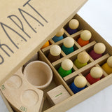 Grapat Jahreszeitenkalender auf Deutsch mit 12 Nins in Verpackung