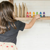 Rainbow Tomtens 6 Holzfiguren von Grapat_Regenbogen Zwerge_06