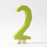 Grimms Zahlenstecker Anthroposophische 2 in Schrägansicht