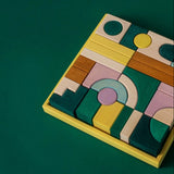 Blick von oben auf Baukasten Movement der Tiny Art Collection von Grimm's