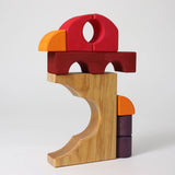 Konstruktion aus Bauspiel Rot von Grimm's