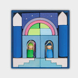 Grimms Bauwelt Polarlicht im Holzrahmen