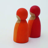 2 Freude-Figuren aus Bauwelt Wüstensand von Grimm's