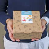 Verpackung von sechs Holzautos von Grimm's