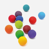 12 Kleine Regenbogenkugeln aus Massivholz von Grimm's