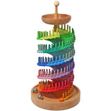 Kugelbahn von Grimms in Regenbogenfarben