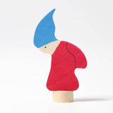 Zwergen-Steckfigur von Grimm's in Seitenansicht