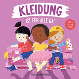 Bilderbuch "Kleidung ist für alle da!" von Susann Hoffmann_Zuckersüß Verlag_Buchcover