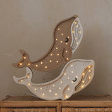 Kinderlampe | Wal in Weiß