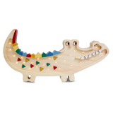 Kinderlampe | Krokodil in Karibisch Braun