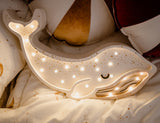 Kinderlampe | Wal in Weiß