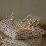 Kinderlampe | Wal in Weiß